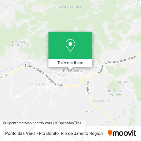 Ponto das Vans - Rio Bonito map