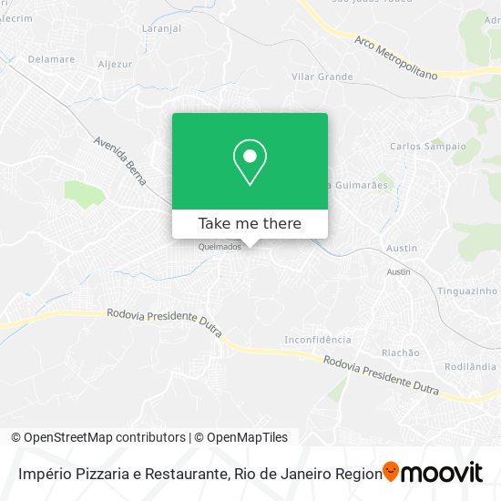 Império Pizzaria e Restaurante map