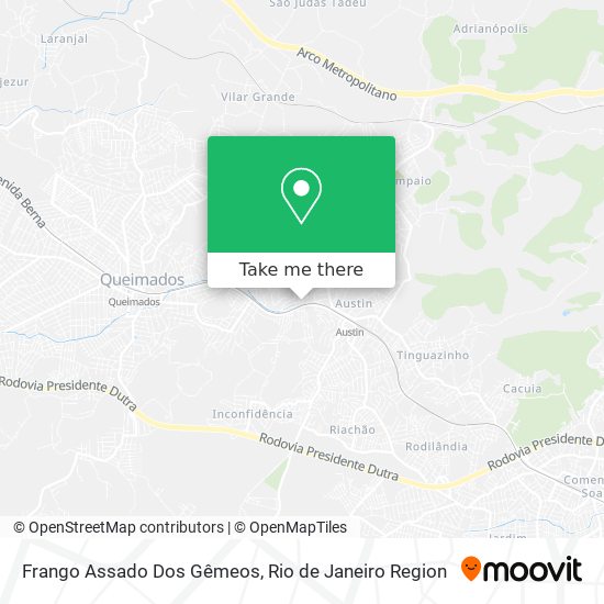 Mapa Frango Assado Dos Gêmeos