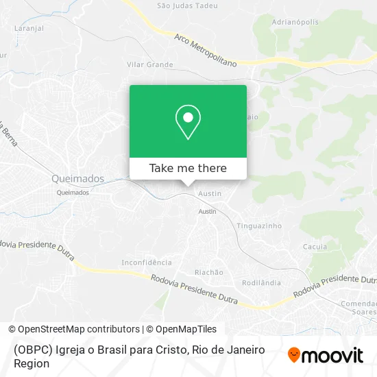 (OBPC) Igreja o Brasil para Cristo map