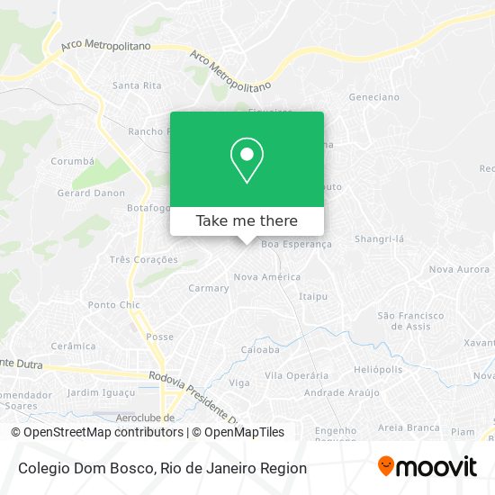 Mapa Colegio Dom Bosco