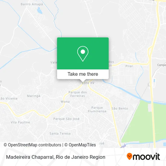 Madeireira Chaparral map