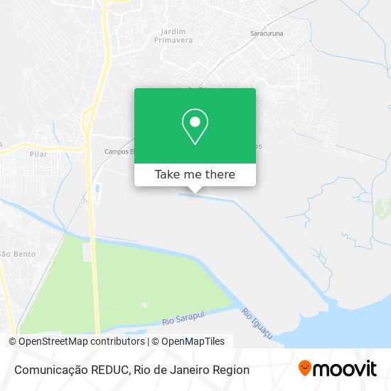 Comunicação REDUC map