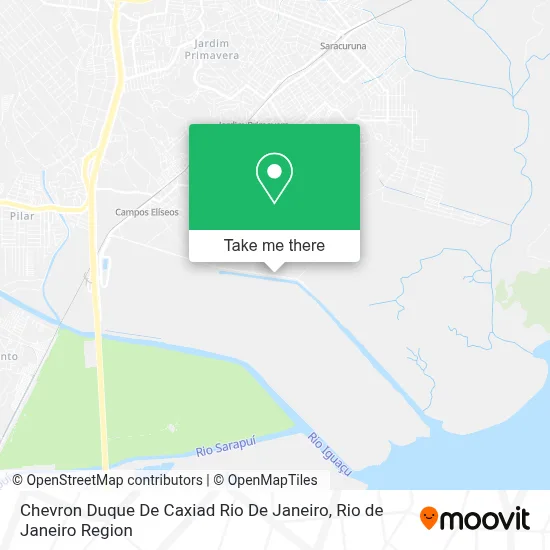 Chevron Duque De Caxiad Rio De Janeiro map