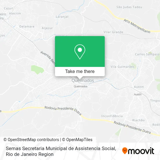Semas Secretaria Municipal de Assistencia Social map