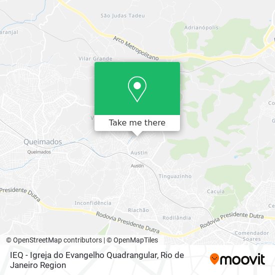 IEQ - Igreja do Evangelho Quadrangular map