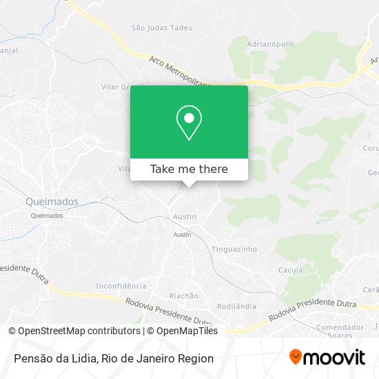 Pensão da Lidia map
