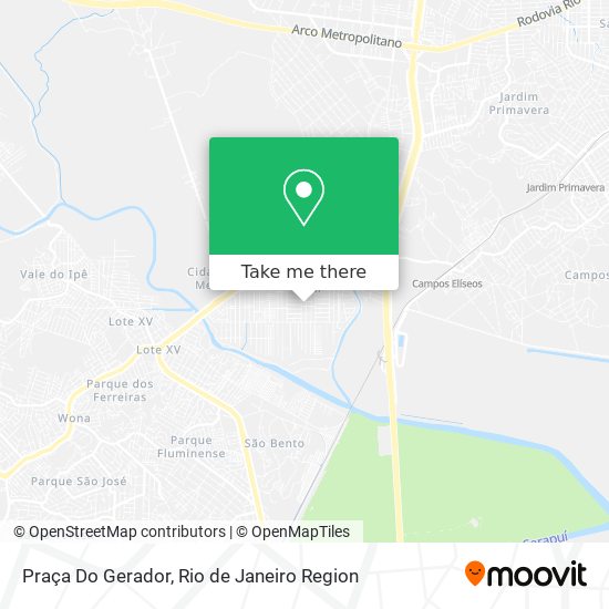 Mapa Praça Do Gerador