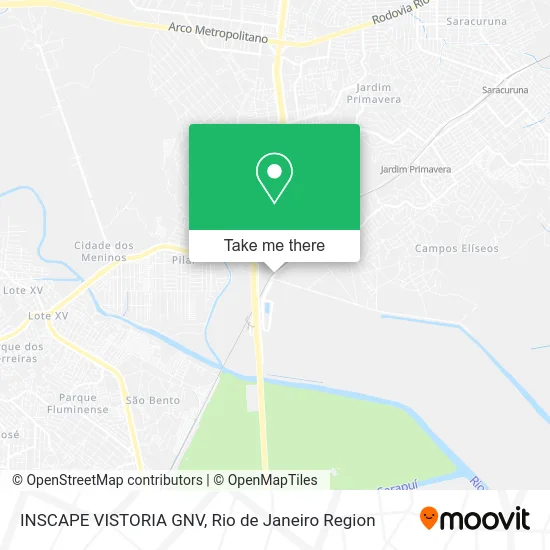 INSCAPE VISTORIA GNV map