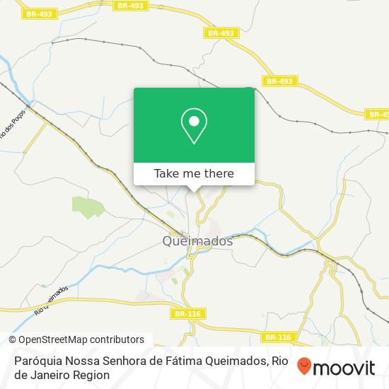 Paróquia Nossa Senhora de Fátima Queimados map