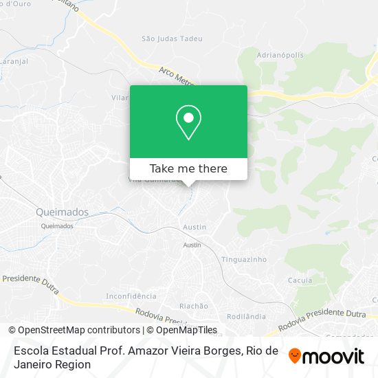 Escola Estadual Prof. Amazor Vieira Borges map