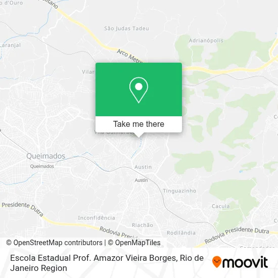 Escola Estadual Prof. Amazor Vieira Borges map