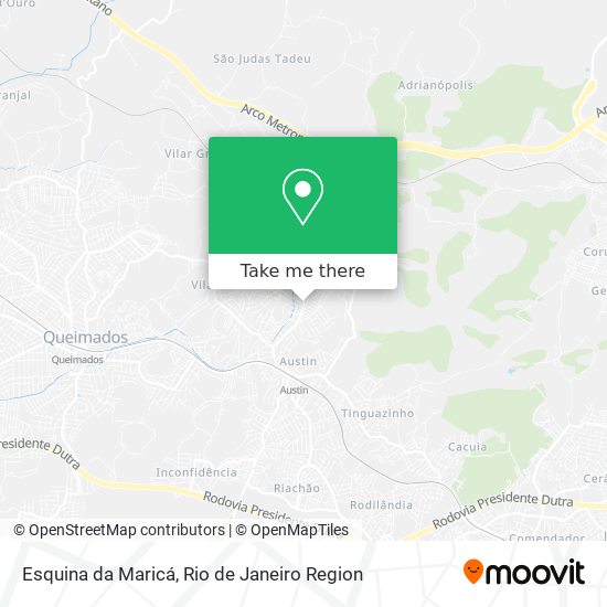 Esquina da Maricá map
