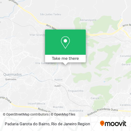 Padaria Garota do Bairro map