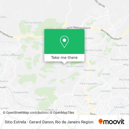 Sitio Estrela - Gerard Danon map