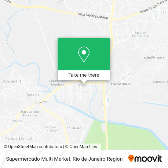 Supermercado Multi Market map