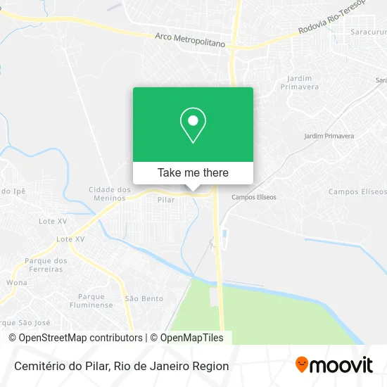 Cemitério do Pilar map