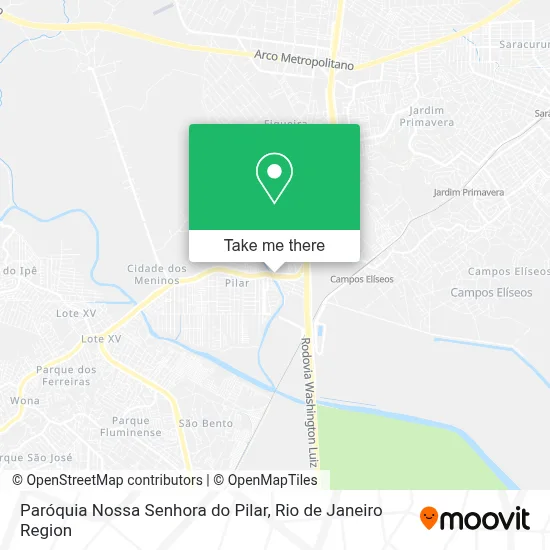Paróquia Nossa Senhora do Pilar map