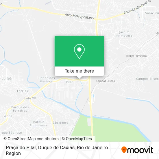 Praça do Pilar, Duque de Caxias map