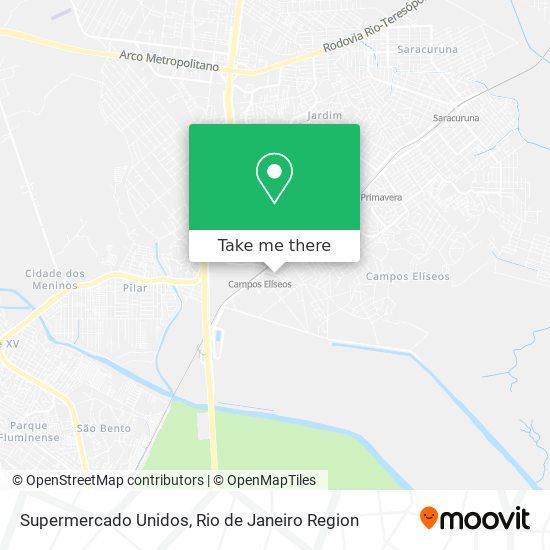 Supermercado Unidos map