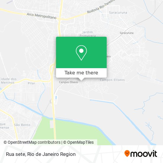 Rua sete map