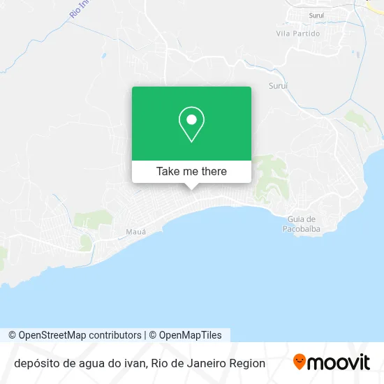 depósito de agua do ivan map