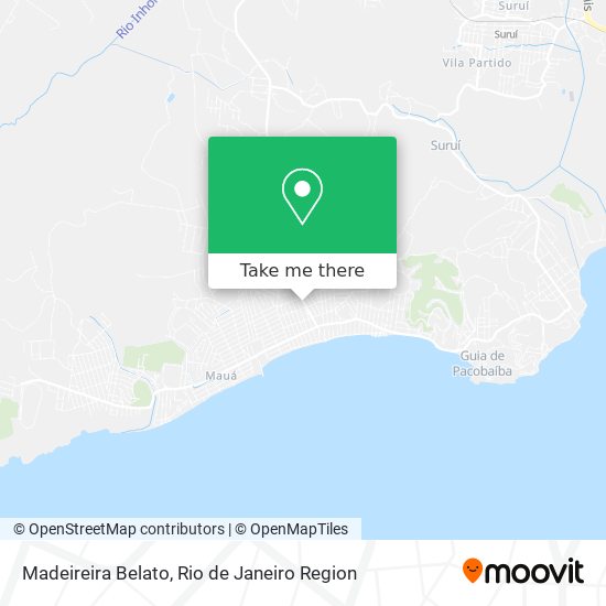 Madeireira Belato map