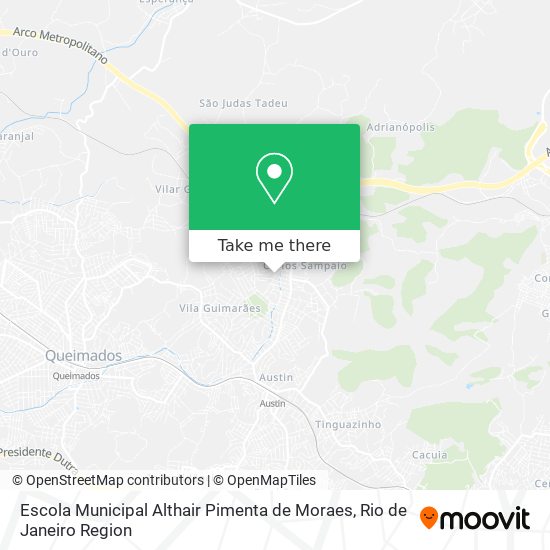 Escola Municipal Althair Pimenta de Moraes map