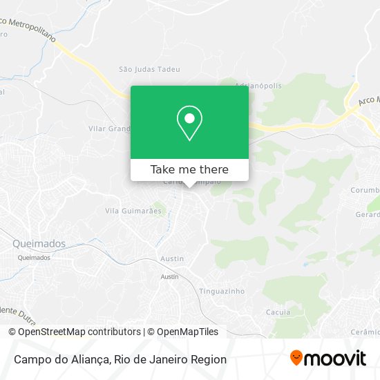 Campo do Aliança map