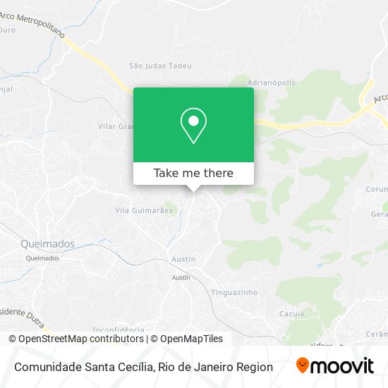 Comunidade Santa Cecília map