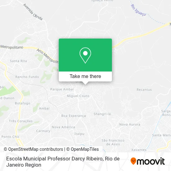 Escola Municipal Professor Darcy Ribeiro map