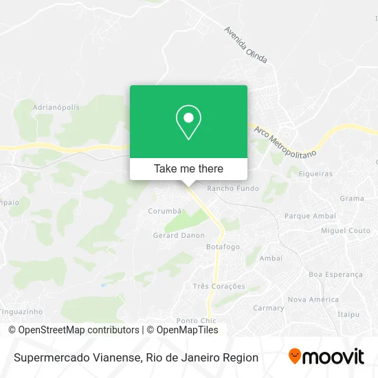 Supermercado Vianense map