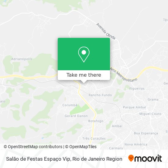 Salão de Festas Espaço Vip map