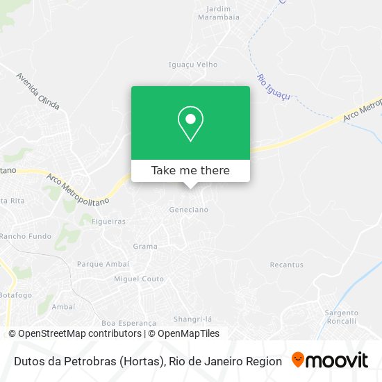 Dutos da Petrobras (Hortas) map