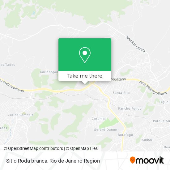 Sítio Roda branca map