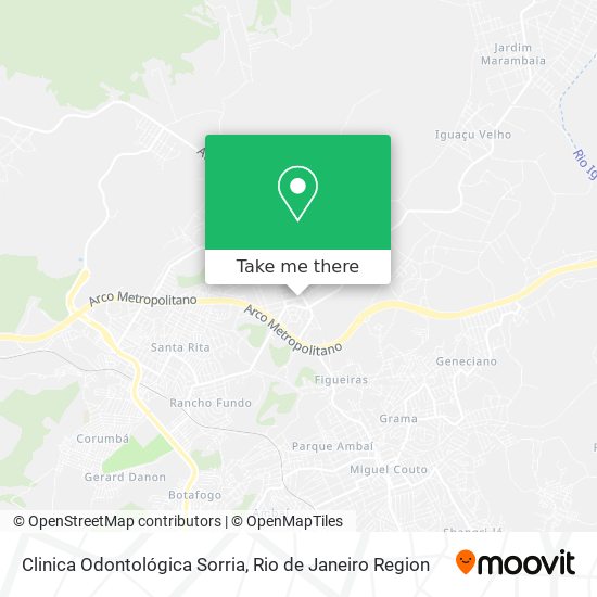 Clinica Odontológica Sorria map