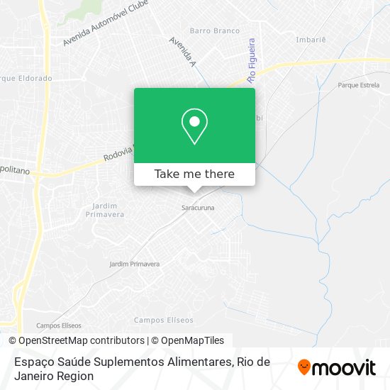 Espaço Saúde Suplementos Alimentares map