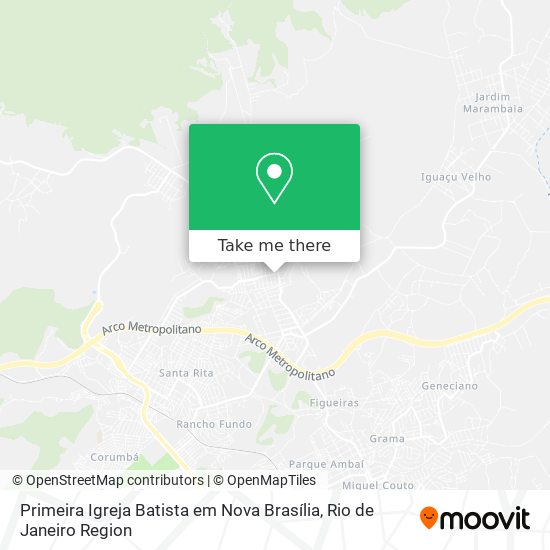Primeira Igreja Batista em Nova Brasília map
