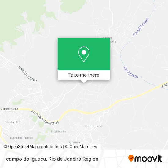 campo do iguaçu map