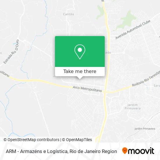 ARM - Armazéns e Logística map