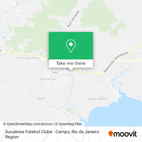 Suruiense Futebol Clube - Campo map