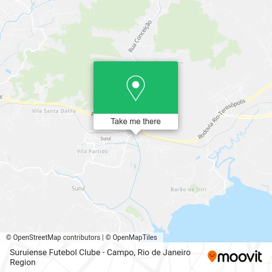 Suruiense Futebol Clube - Campo map