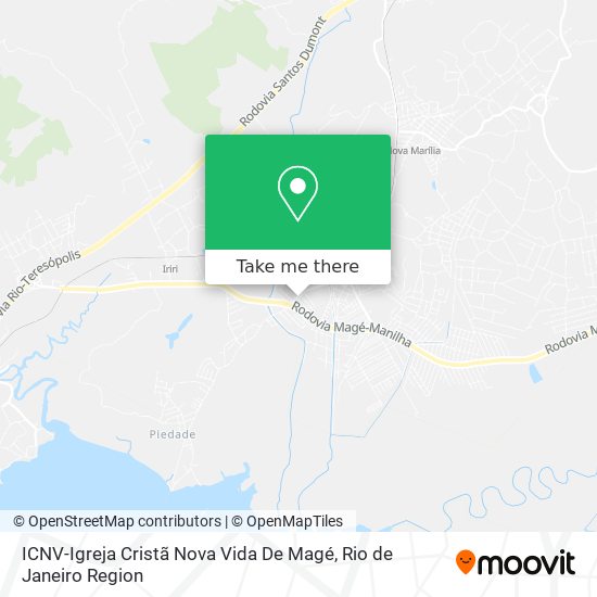 ICNV-Igreja Cristã Nova Vida De Magé map