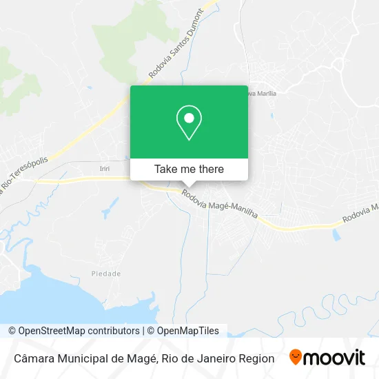 Câmara Municipal de Magé map