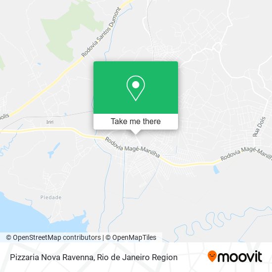 Pizzaria Nova Ravenna map