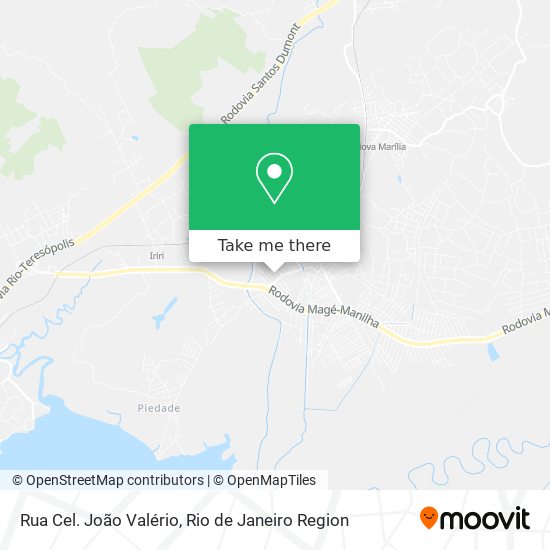 Rua Cel. João Valério map