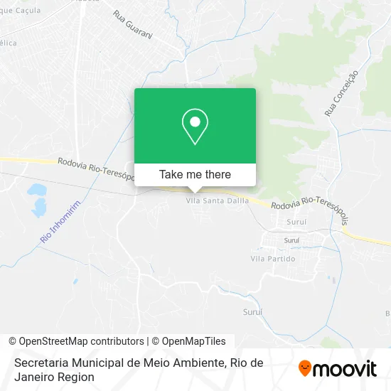 Secretaria Municipal de Meio Ambiente map
