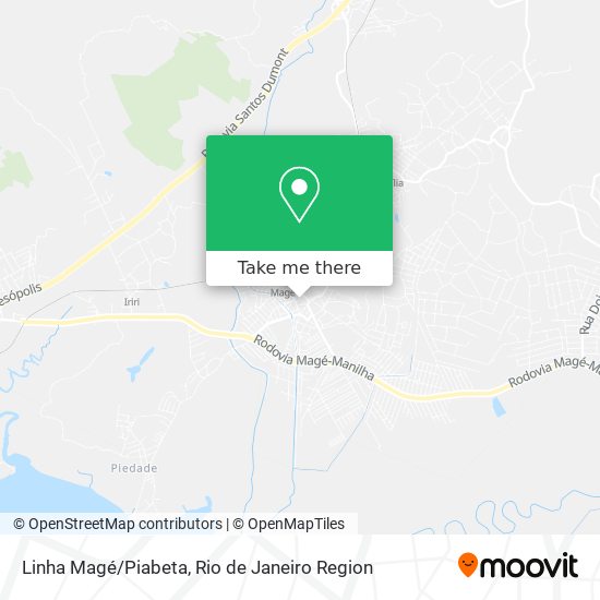 Linha Magé/Piabeta map