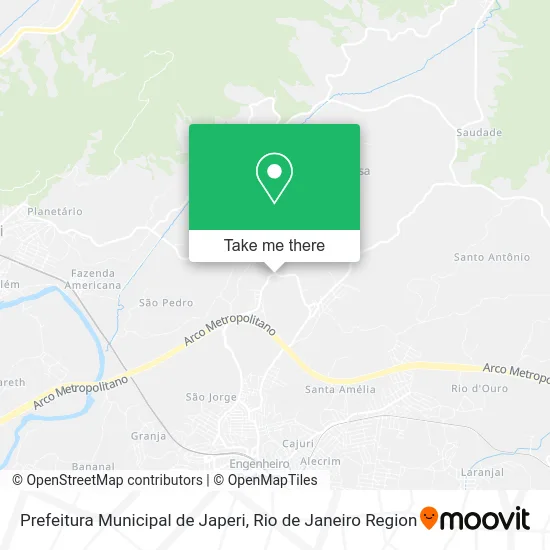 Prefeitura Municipal de Japeri map