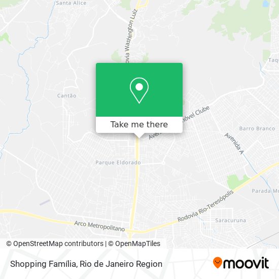 Shopping Família map